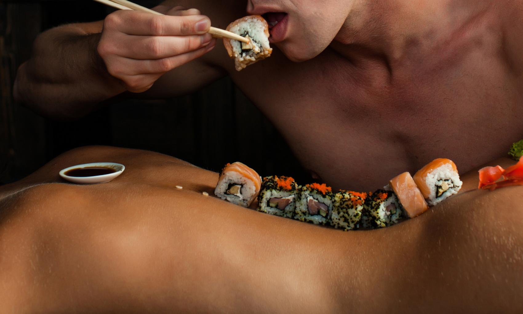 Junggesellenabschied Body Sushi