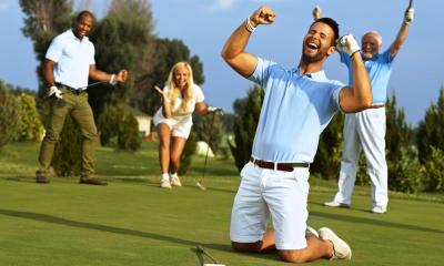 Junggesellenabschied Männer Golf